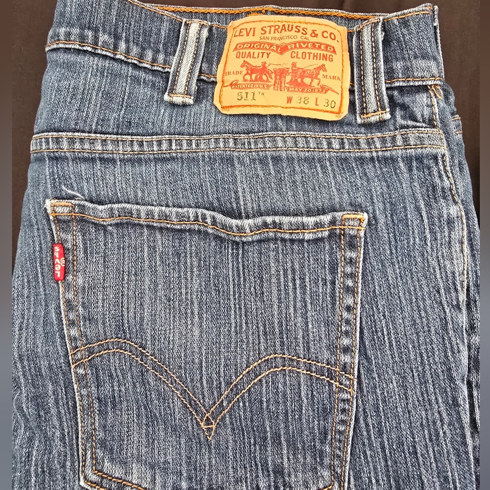 Levi's Men's Dark Blue 511 SKINNY Jeans
